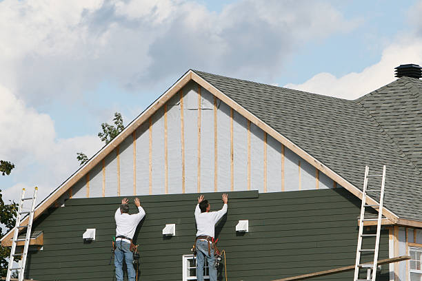 Professional Siding Replacement technician working in Columbia, CT